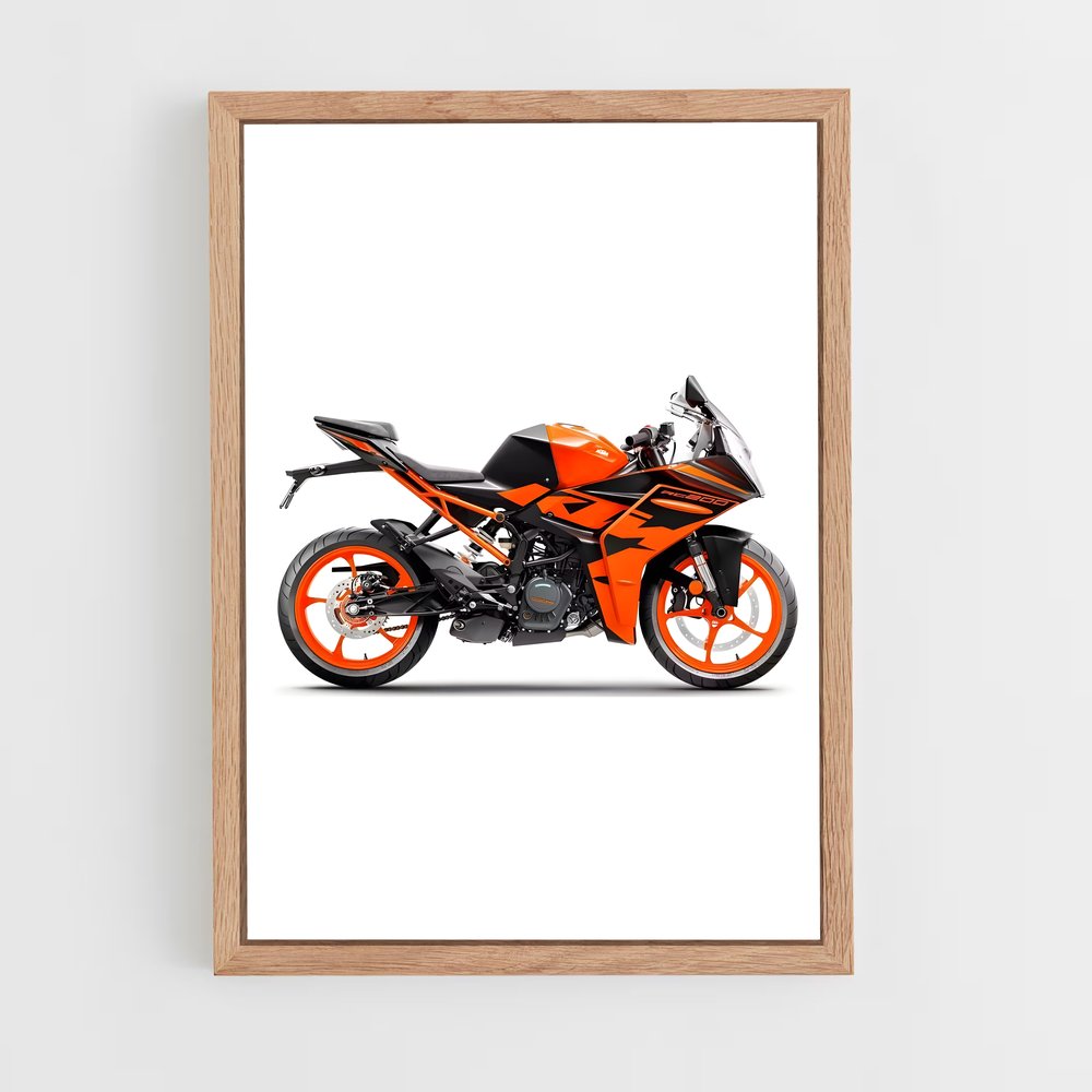 Poster magnifique Rc – affiche KTM Moto (vue 4)